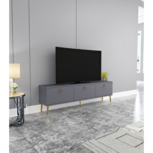 Maxi 150 Cm Tv Sehpası Antrasit Antrasit