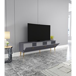 Maxi 150 Cm Tv Sehpası Antrasit Antrasit