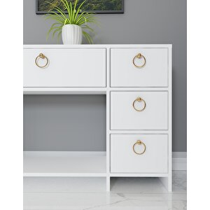 Loren Kapaklı , Raflı Dresuar Beyaz