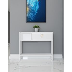 Nova Kapaklı, Raflı Dresuar Beyaz-Beyaz Beyaz-Beyaz