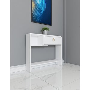 Nova Kapaklı, Raflı Dresuar Beyaz-Beyaz Beyaz-Beyaz