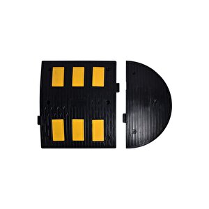 Kauçuk Hız Kesici 6 Bantlı, Yol Kasisi 50 X 60 X 4,5 Cm