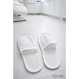 100 Çift Kaydırmaz Tabanlı Tek Kullanımlık Otel Spa Terlik Seti