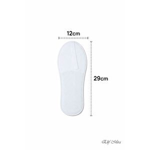 100 Çift Tek Kullanımlık Ekonomik Otel Spa Tabansız Tela Terlik Seti