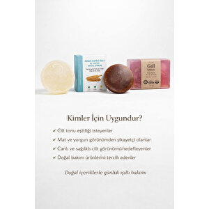 Cilt Canlandırıcı Ve Aydınlık Görünüm Sağlayan 3 Lü Doğal Sabun Bakım Seti