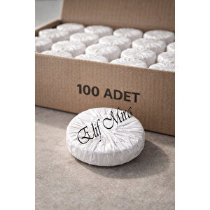 100 Adet 15 Gr Mini Otel Sabunu – Pile Sargılı Buklet Yuvarlak Misafir Sabunu