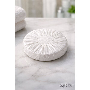 100 Adet 15 Gr Mini Otel Sabunu – Pile Sargılı Buklet Yuvarlak Misafir Sabunu