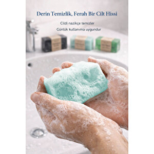 Derin Arındırıcı Ve Gözenek Sıkılaştırıcı Doğal Detoks 3 Lü Doğal Sabun Seti