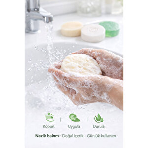 Kuru Ve Hassas Ciltler İçin Besleyici 3 Lü Doğal Sabun Bakım Seti