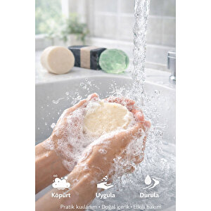 Doğal Sabun Seti 3’lü Bakım Paketi Aktif Karbon /çay Ağacı /keçi Sütlü