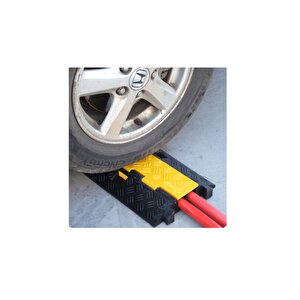 Kablo Kanallı Hız Kesici Kasis 2 Kanallı, Yol Kasisi 102,5 X 25,5 X 5 Cm