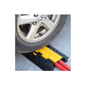 Kablo Kanallı Hız Kesici Kasis 2 Kanallı, Yol Kasisi 102,5 X 25,5 X 5 Cm