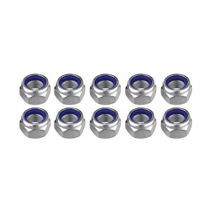 Fiber Somun M10 – Din 985 –  20'li Paket Contalı Gevşemez Somun