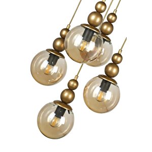 Spor Eskitme Avize 5li Bal Cam