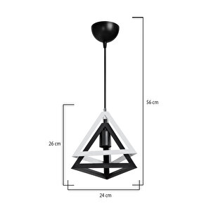 Paris Siyah/beyaz Sarkıt