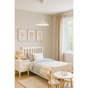 Japon Tekli Beyaz Avize