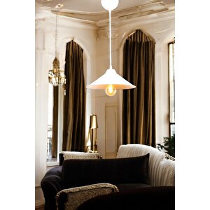 Japon Tekli Beyaz Avize