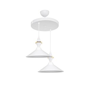 Maya Karo Beyaz/beyaz Ikili Yemek Odası Oturma Odası Salon Mutfak Avize