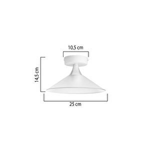 Maya 25'lik Şeffaf Plofonyer Avize