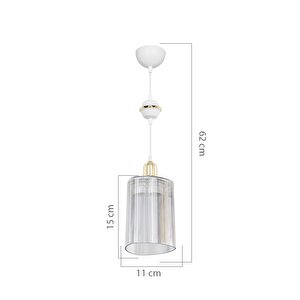 Akses Küre Gold Üçgen Şeffaf Yatak Odası Yemek Odası Mutfak Hol Salon Sarkıt