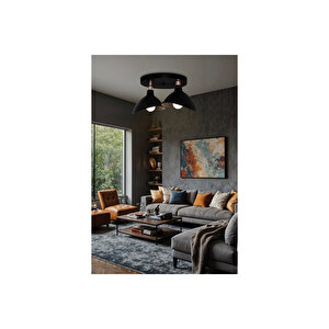 İkili Siyah Plofonyeryemek Odası Salon Mutfak Antre Yatak Odası Avize