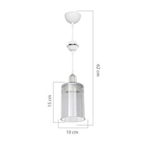 Akses Küre Krom Şeffaf Yatak Odası Yemek Odası Mutfak Hol Salon Sarkıt