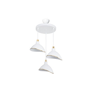 Gima Üçlü Beyaz Avize