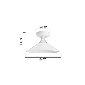 Maya 25'lik Opal Plofonyer Avize