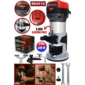 Bordo 6 Mm Elektri̇kli̇ Freze