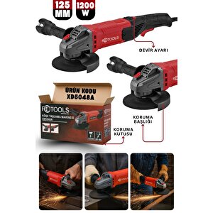 Xd5048a 1200w 125 Mm Köşe Taşlama Makinesi