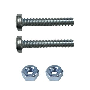 Tuğra Hirdavat M3x6mm Metrik Vida Ysb - Somunlu 100'lü Takım