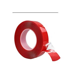 Vhb Çift Taraflı Akrilik Montaj Bandı 18mm X 2mt, Şeffaf