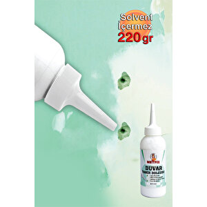 Duvar Tamir Dolgusu 220gr, Beyaz, Suya Dayanıklı, Üzeri Boyanabilir, Çatlama Ve Çökme Yapmaz