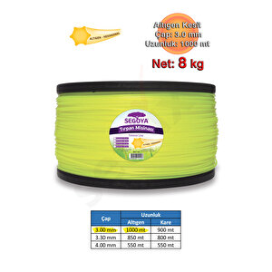 Tırpan Misinası 3mm, Altıgen