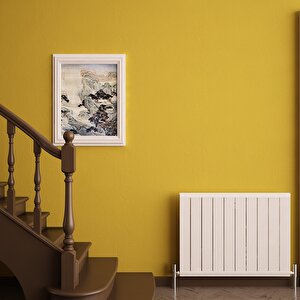 Elite 0600*0520*07/ral 9016 Parlak Beyaz/std.bağl.(i̇ki̇ Yan Alt-üst Çapraz)/alm.radyatör Yakit Tasarrufu Sağlar Premium Malzeme 600x520 mm