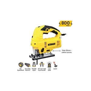 Dekupaj Testere 800w 110 Mm (rtm3680)