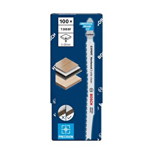 Bosch Expert T 308 Bf 100'lü Laminant Dekupaj Bıçağı 2608900546