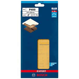 Bosch Expert C470 115 X 230 Mm 10'lu 400 Kum Zımpara Kağıdı 2608900866