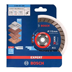 Bosch Expert 115 Mm X-lock Multimaterial Elmas Kesme Diski 2608901596