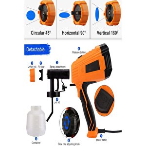 Profesyonel 950 W Sx 6606 Elektrikli Sprey Boya Püskürtme Tabancası Dezenfektan Ilaçlama Makinesi