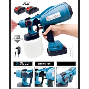 48v Çift Şarjlı Akülü Boya Tabancası Püskürtme Ilaçlama Makinası Her Yerde Kullanılır