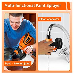 Rpx-1047 Profesyonel 1300 W Elektrikli Sprey Boya Püskürtme Tabancası Dezenfektan Ilaçlama Makinesi