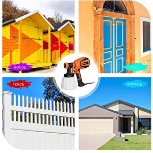 Rpx-1047 Profesyonel 1300 W Elektrikli Sprey Boya Püskürtme Tabancası Dezenfektan Ilaçlama Makinesi