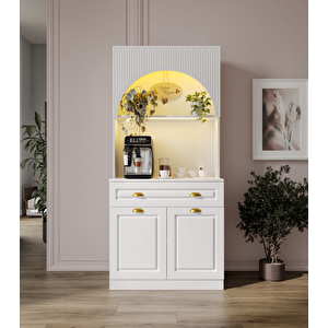 Guneystore Armoni Gold Mini Kahve Köşesi Komple Mdf - Ücretsiz Montaj