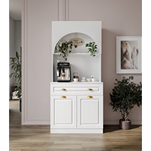 Guneystore Armoni Gold Mini Kahve Köşesi Komple Mdf - Ücretsiz Montaj