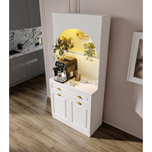 Guneystore Armoni Gold Mini Kahve Köşesi Komple Mdf - Ücretsiz Montaj