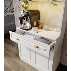 Guneystore Armoni Gold Mini Kahve Köşesi Komple Mdf - Ücretsiz Montaj