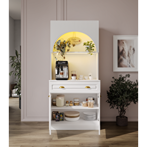 Guneystore Armoni Gold Mini Kahve Köşesi Komple Mdf - Ücretsiz Montaj