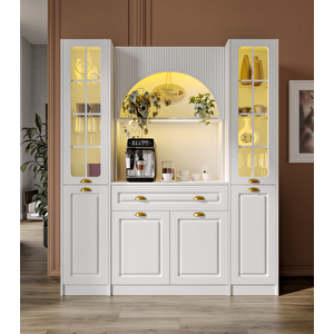 Guneystore Armoni Gold Maxi Kahve Köşesi Komple Mdf - Ücretsiz Montaj