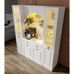 Guneystore Armoni Gold Maxi Kahve Köşesi Komple Mdf - Ücretsiz Montaj